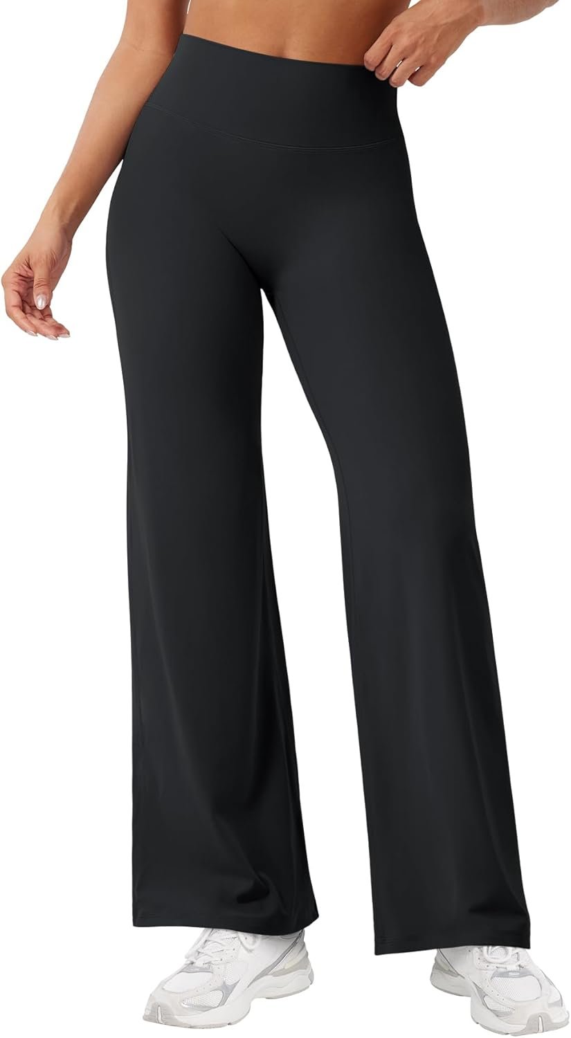 YEOREO Ease Workout Leggings Womens No Front Seam Straight Leggings 29″/ 31.5″/ 33″/ 35″ High Waist Buttery Eddiy Yoga Pants