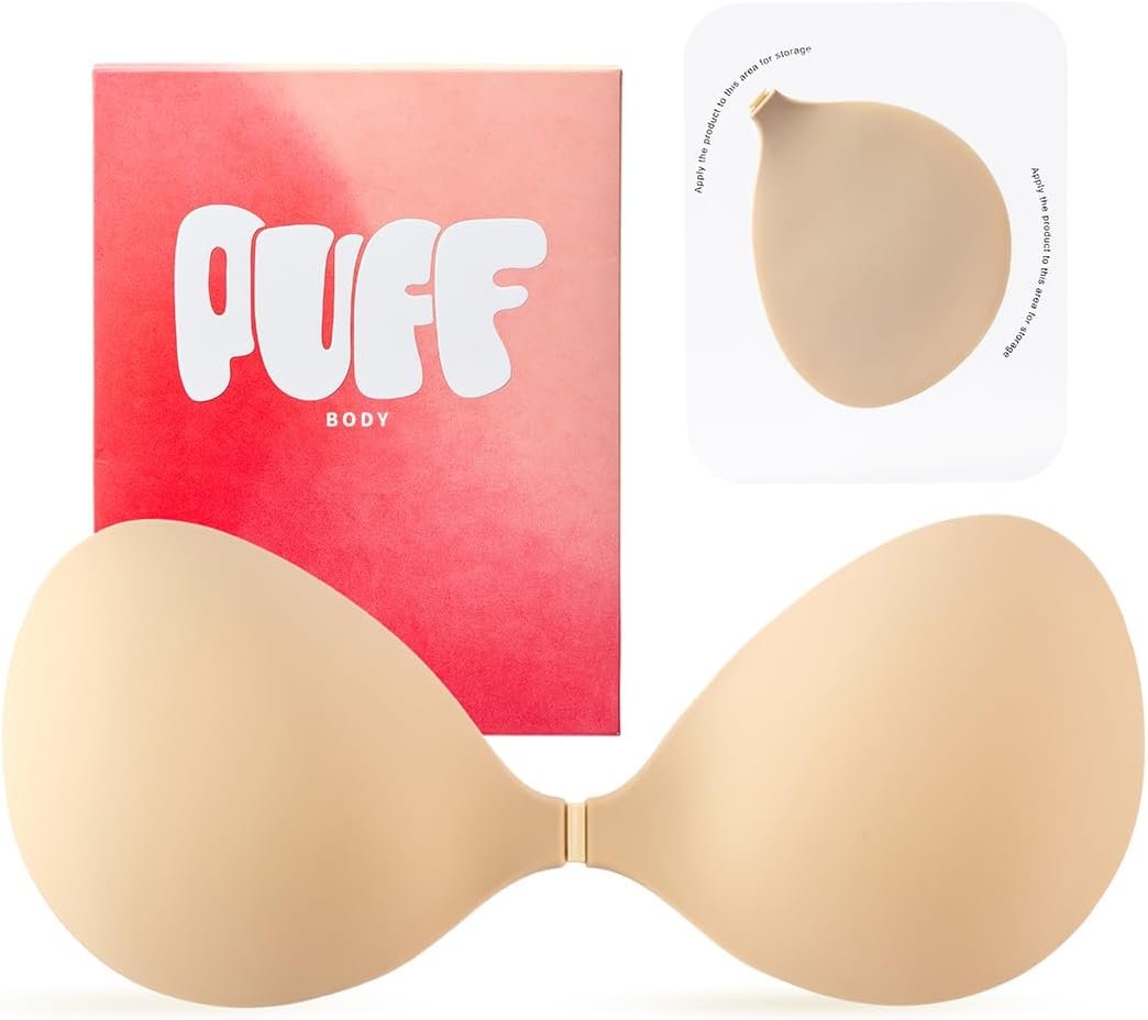 Invisible Strapless Sticky Bra Push up, Adhesive Bra