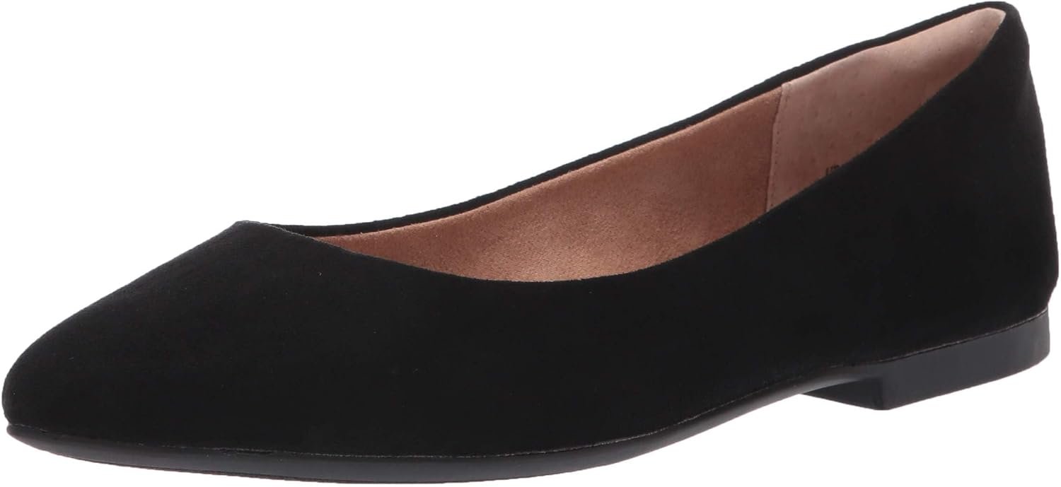 Amazon Essentials Women’s Pointed-Toe Ballet Flats