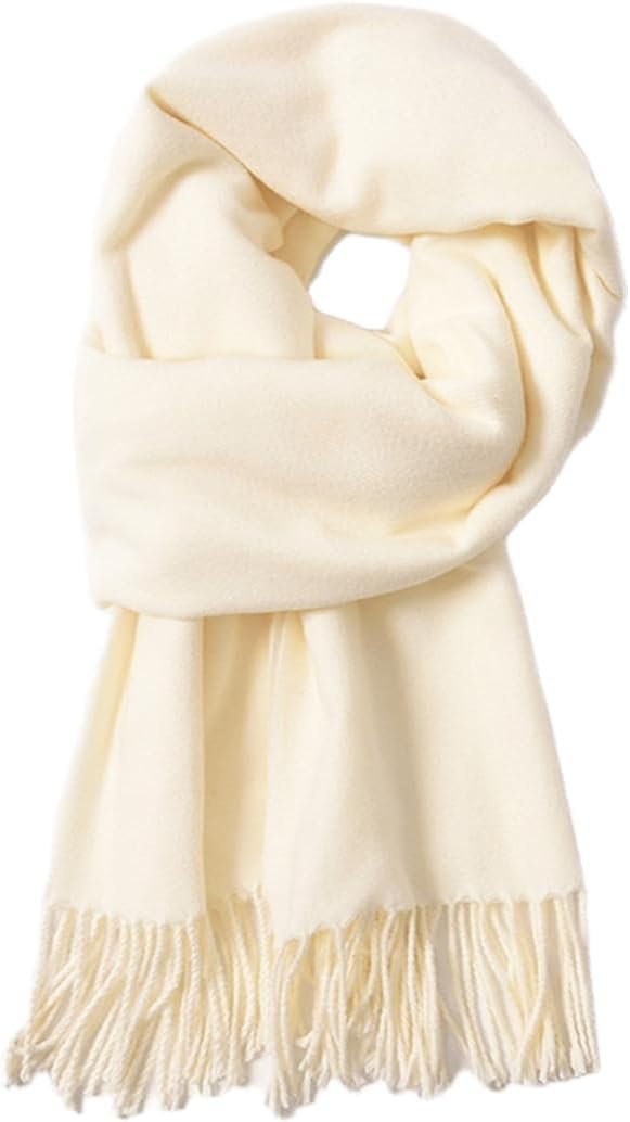 INOGIH Large Cold Weather Scarf and Wraps for Women, Winter Fall Warm Soft Wraps for Evening Dresses, Weddings
