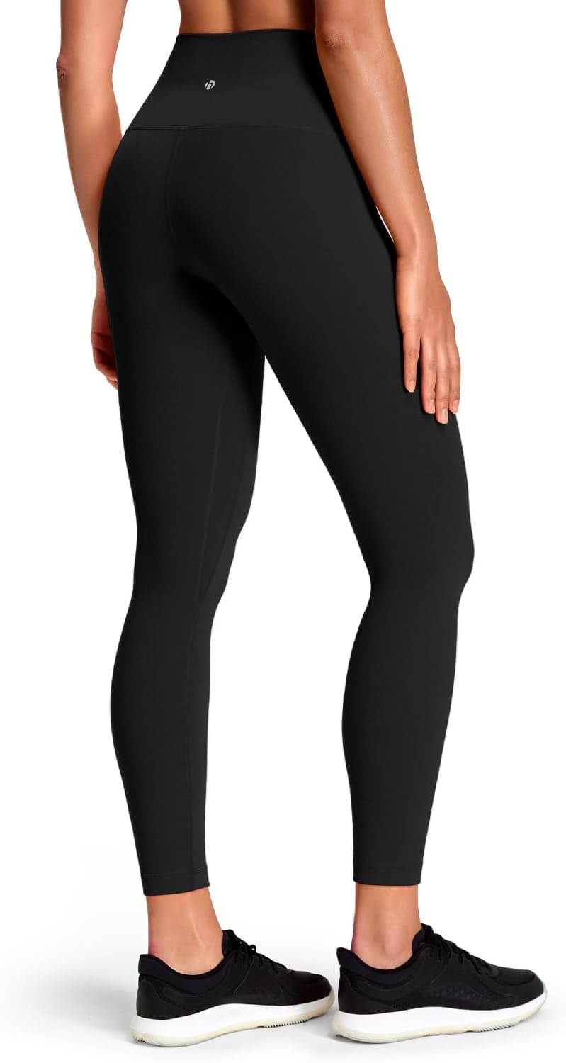 HeyNuts Workout Pro Leggings 25”, Medium Plus Support, Compression 7/8 Workout Pants