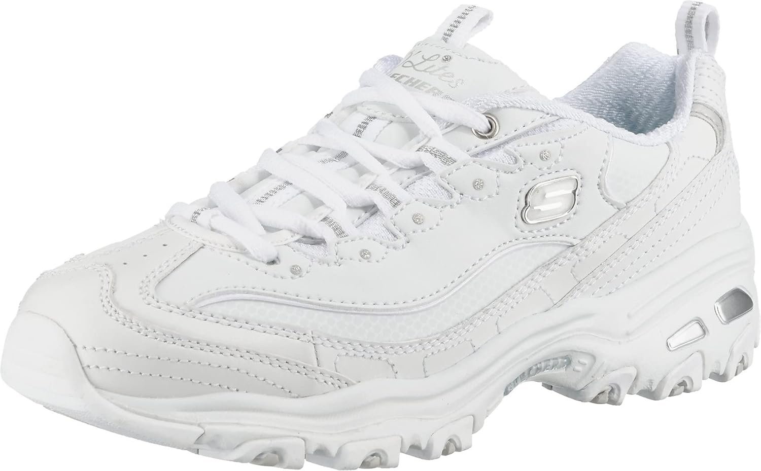 Skechers Women’s D’Lites Fresh Start Memory Foam Lace-up Sneaker
