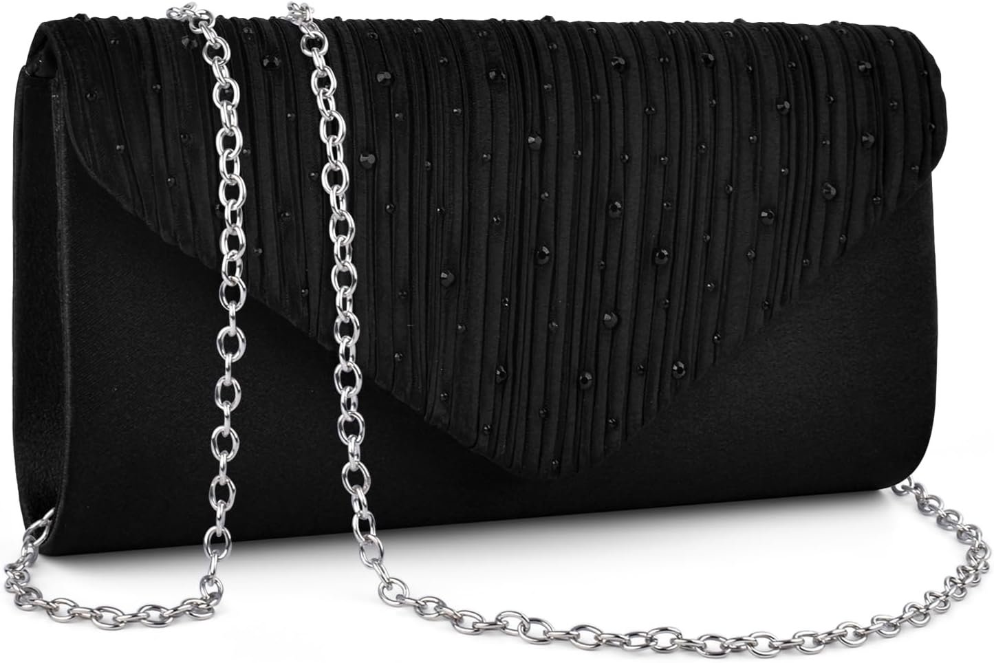 TINDTOP Evening Clutch Purses for Women Handbags for Formal Wedding Party Cocktail Prom Crossbody Shoulder Envelope Bag | for Formal Wedding