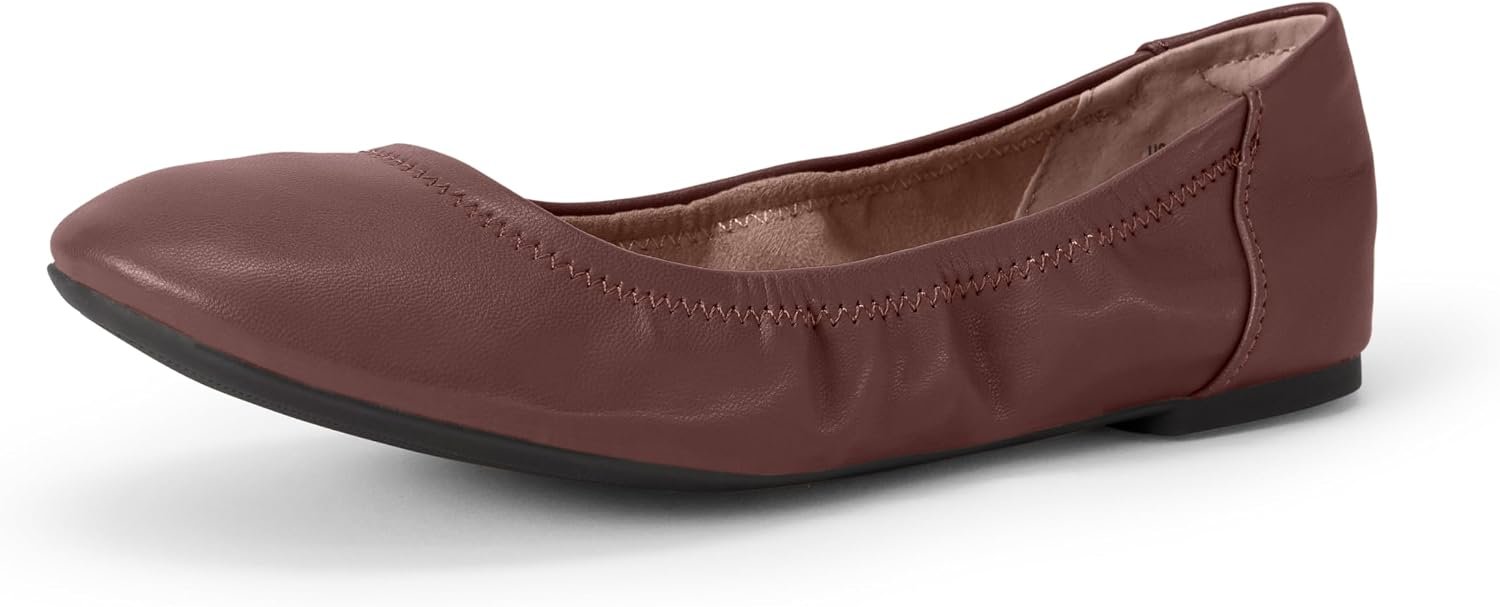 Amazon Essentials Women’s Belice Comfortable Slip-On Ballet Flats Shoes