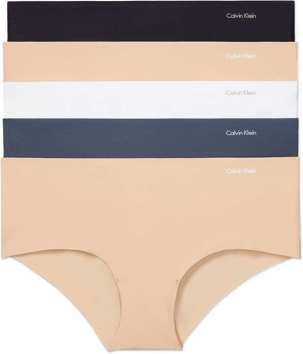 Calvin Klein womens Invisibles Seamless Hipster Panties, Multipack