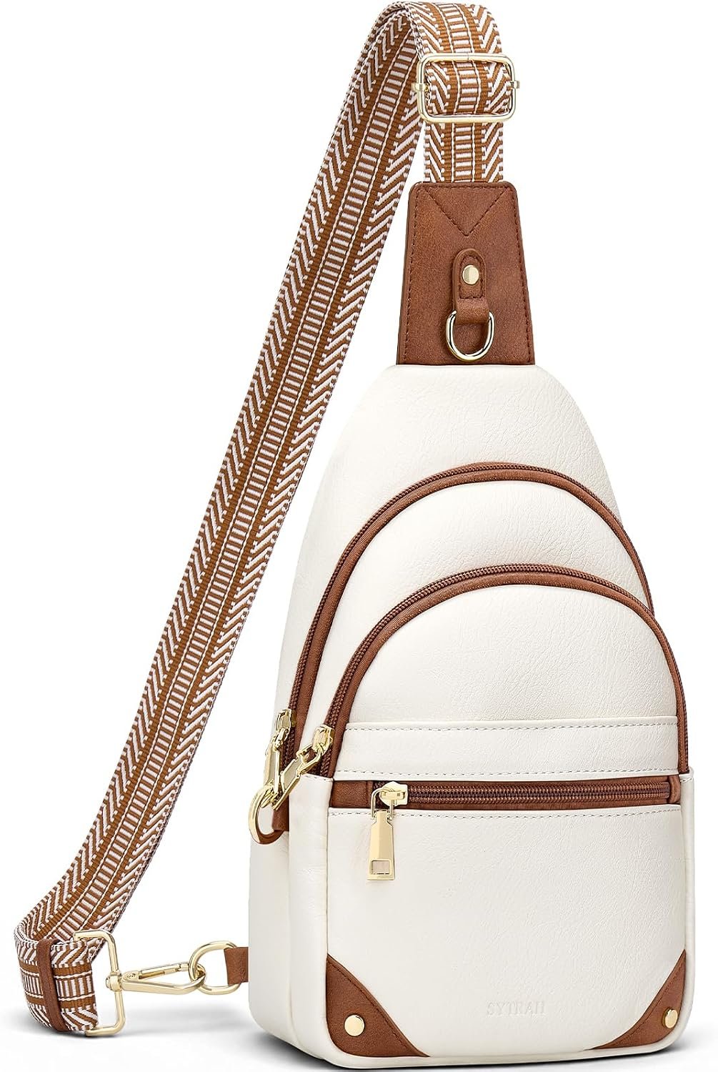 SYTRAH Anti Theft Crossbody Bags for Women, RFID Sling Bag Travel Purse, RFID Cross Body Purses Chest Bag for Travel
