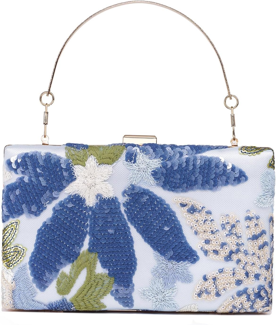 Kseymeir Women Clutch Handbag Evening Shoulder Purse Envelope Evening Bag