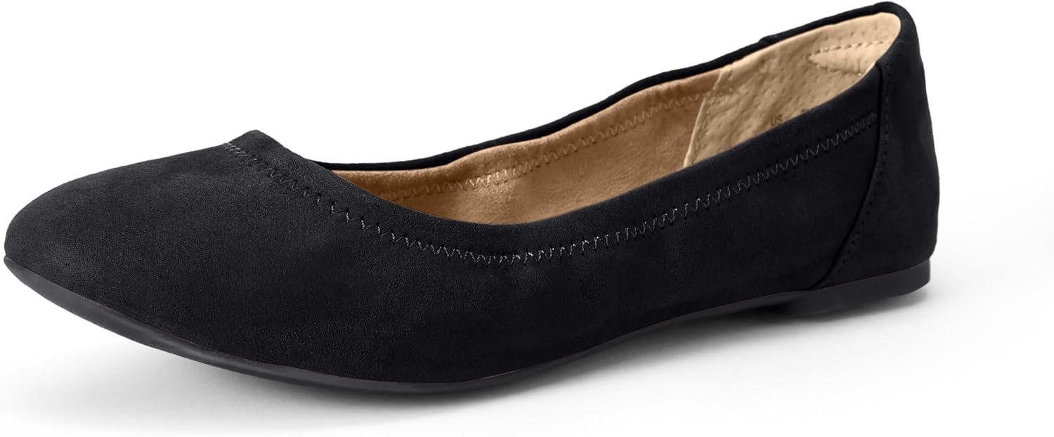 Amazon Essentials Women’s Belice Comfortable Slip-On Ballet Flats Shoes