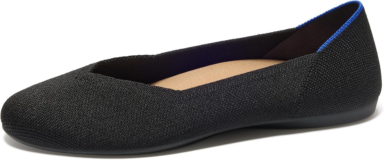 Rothy’s The Daily Flat for Women, Pointed-Toe Ballet Flat, Slip-On Shoe with Cushioned Insole, Sustainable & Machine Washable