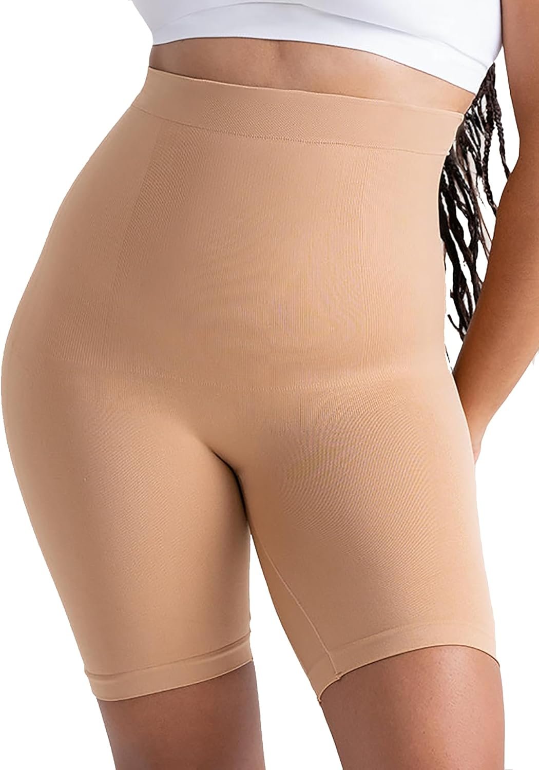 SHAPERMINT Shapewear for Women – High-Waisted Shapewear Tummy Control Shorts, Thigh Slimmer, Underwear for Women