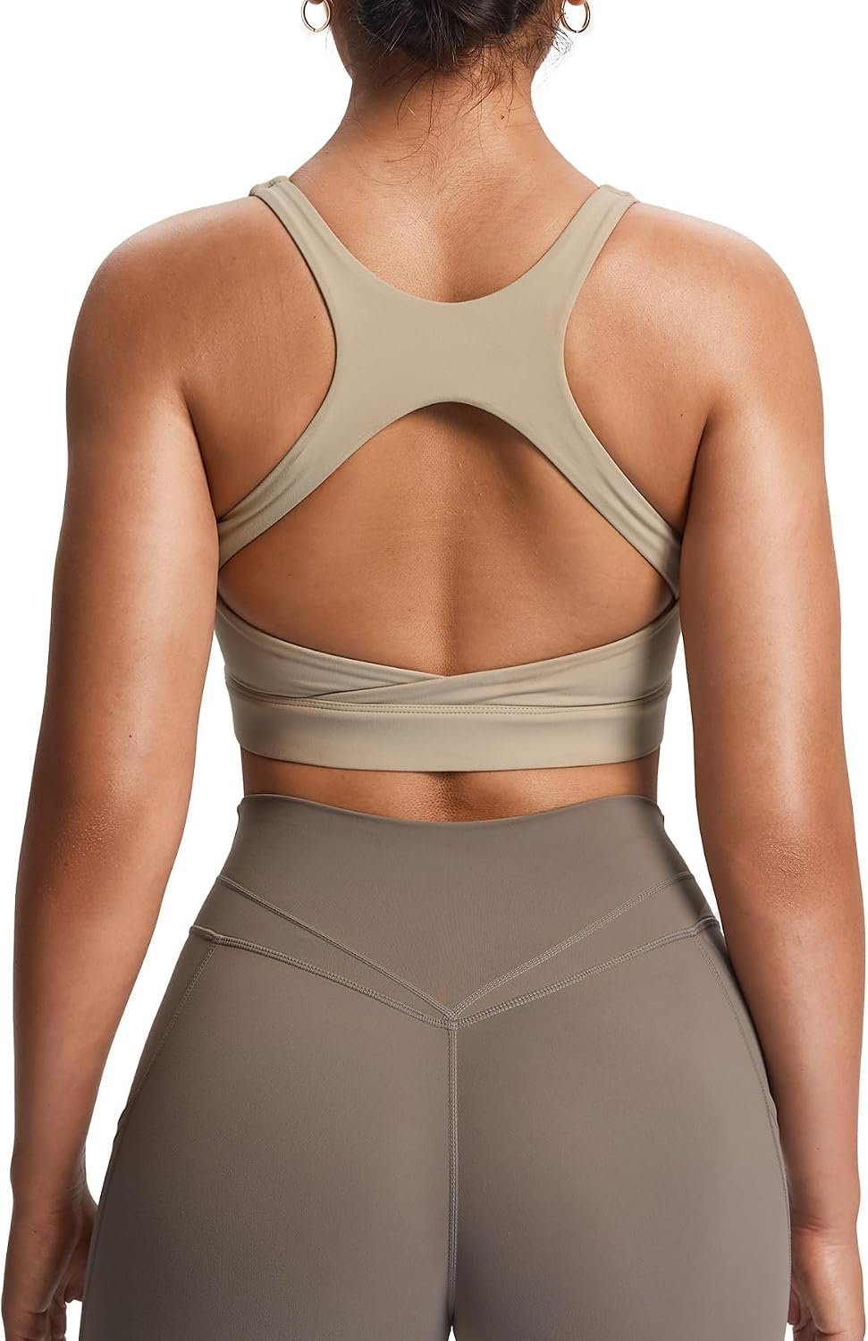 Aoxjox Women’s Workout Sports Bras High Impact Fitness Training Gym Khloe Bra Yoga Crop Tank