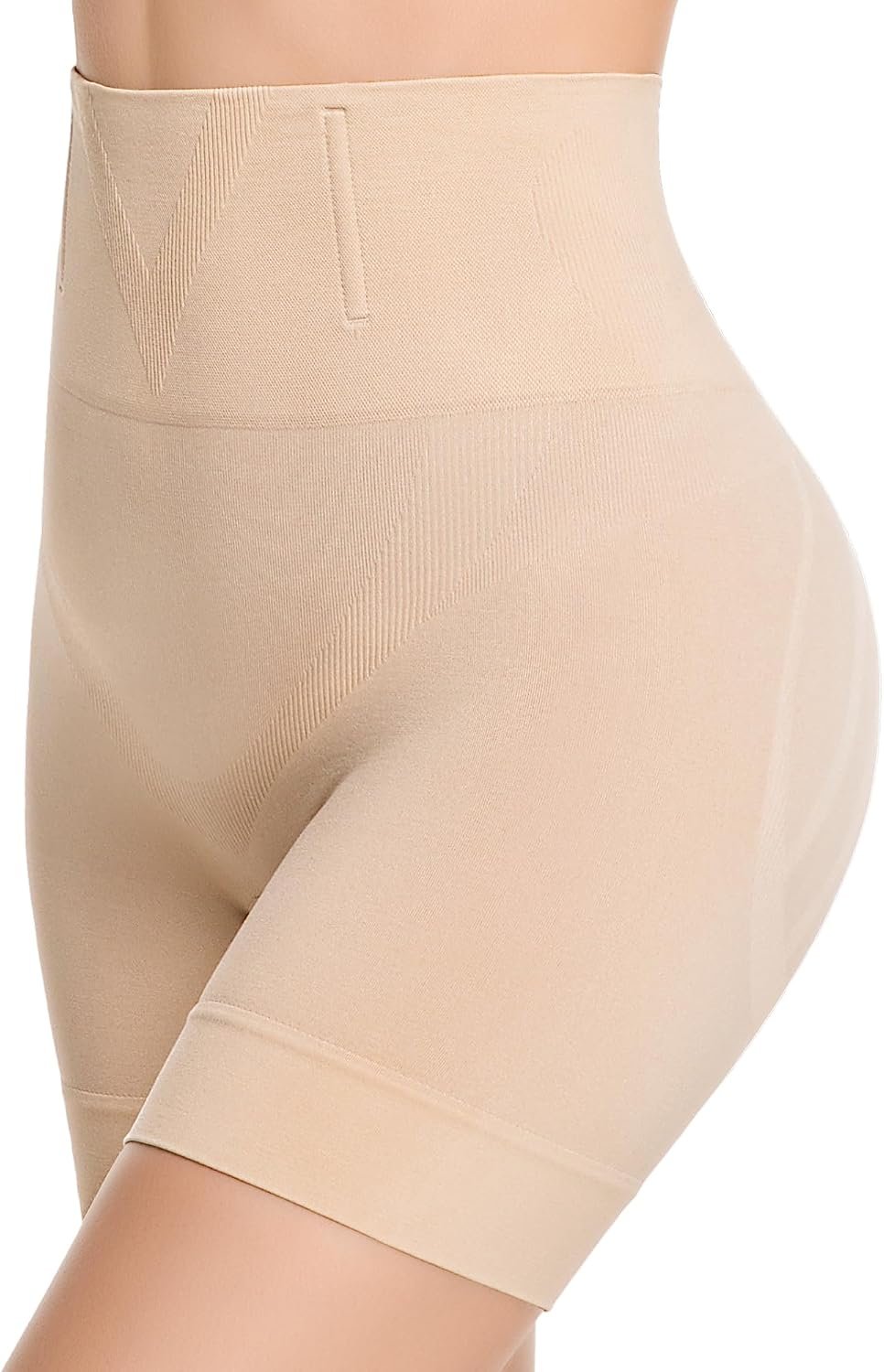 Tummy Control Shapewear for Women Seamless Girdle Shapewear Shorts Mid Waist Body Shaper Thigh Slimmers