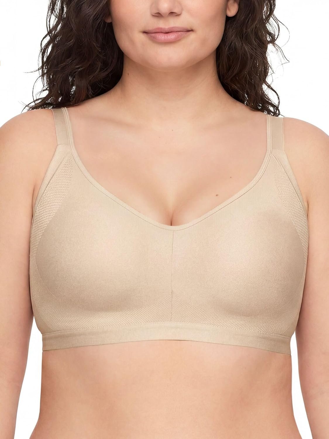 Warners Easy Does It Underarm-Smoothing with Seamless Stretch Wireless Lightly Lined Comfort Bra