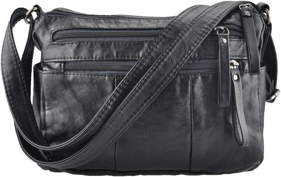 VOLGANIK ROCK Purses for Women Soft PU Leather Shoulder Bag Ladies Crossbody Purse and handbags Lightweight Pocketbook