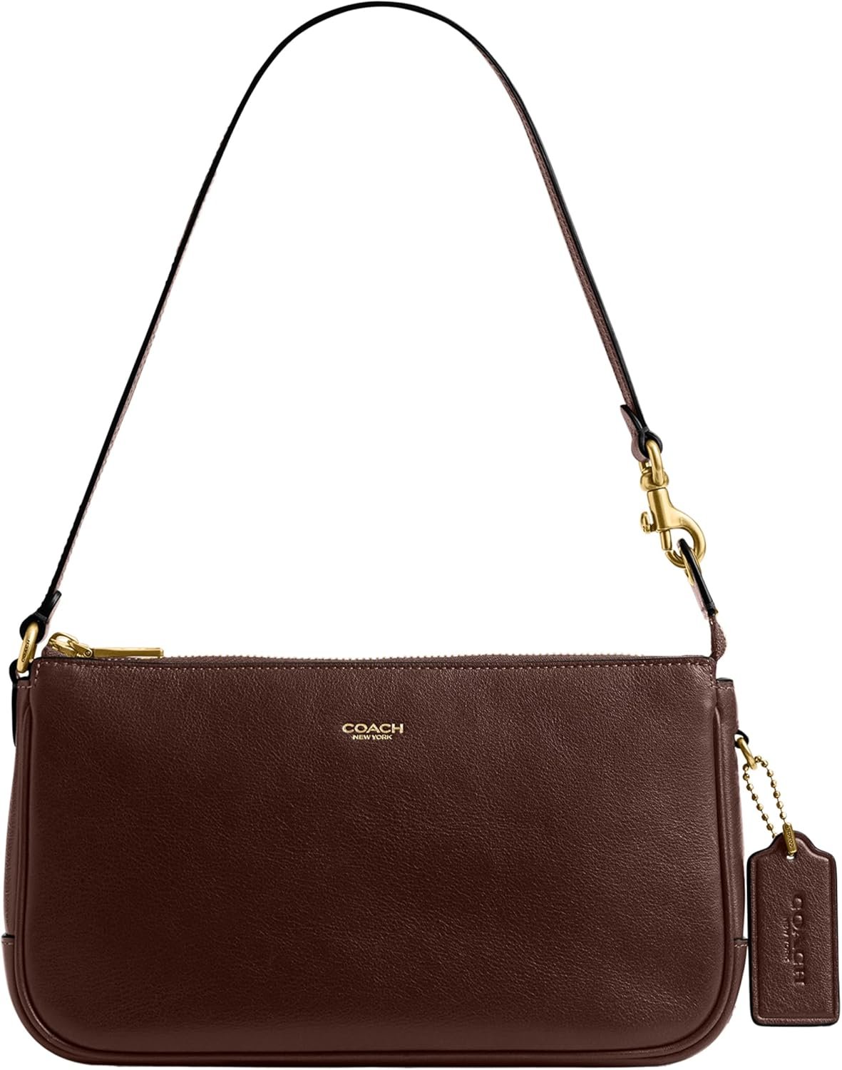 Coach Women’s Natural Grain Leather Plaza Bag