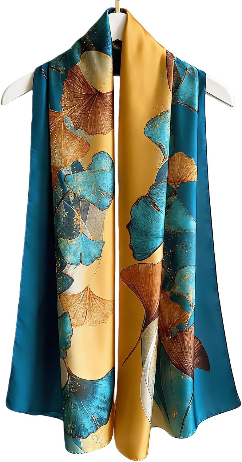 Silk Scarf Mulberry Silk Fashion Scarves Long Lightweight Shawl Wrap …