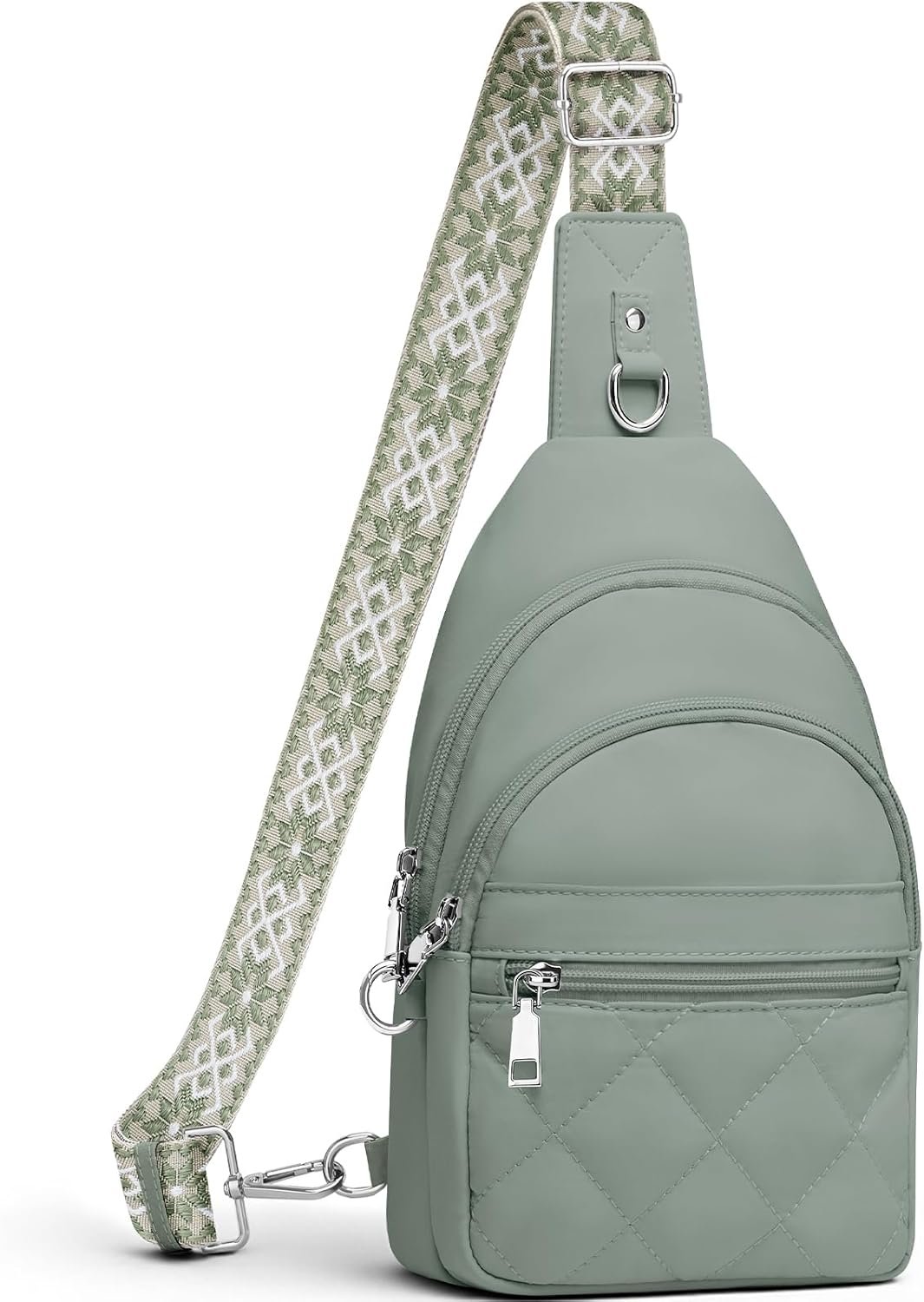 SYTRAH Sling Bag for Women, Anti-Theft RFID Crossbody Bag Nylon Sling Purse for Travel, Puffy Small backpack
