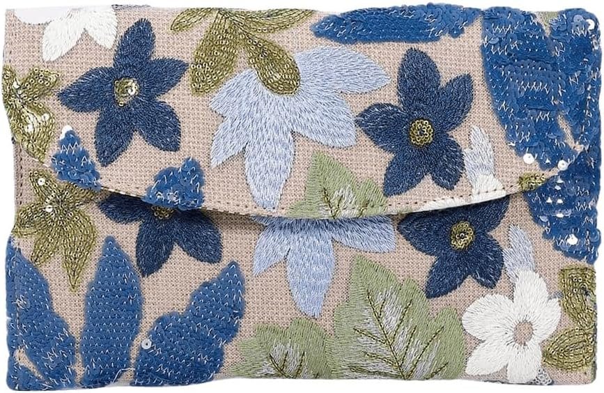 Verdusa Women’s Floral Embroidery Sequin Evening Beaded Clutch Bags 2026 Party Purses