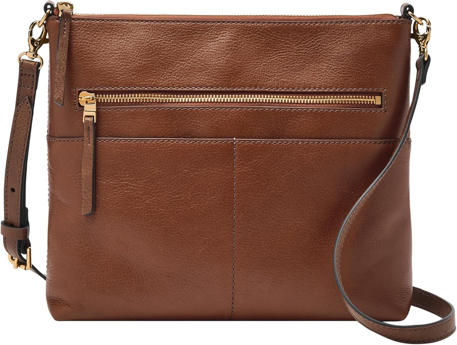 Fossil Women’s Harper Leather Small Flap Crossbody Purse Handbag for Women