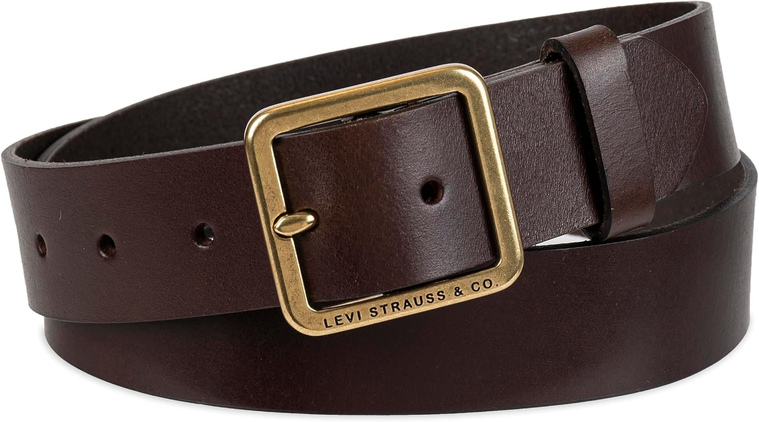 Levi’s Women’s Casual Leather Belt With Square Buckle – Stylish Jeans & Dress Belt (Regular & Plus Sizes)
