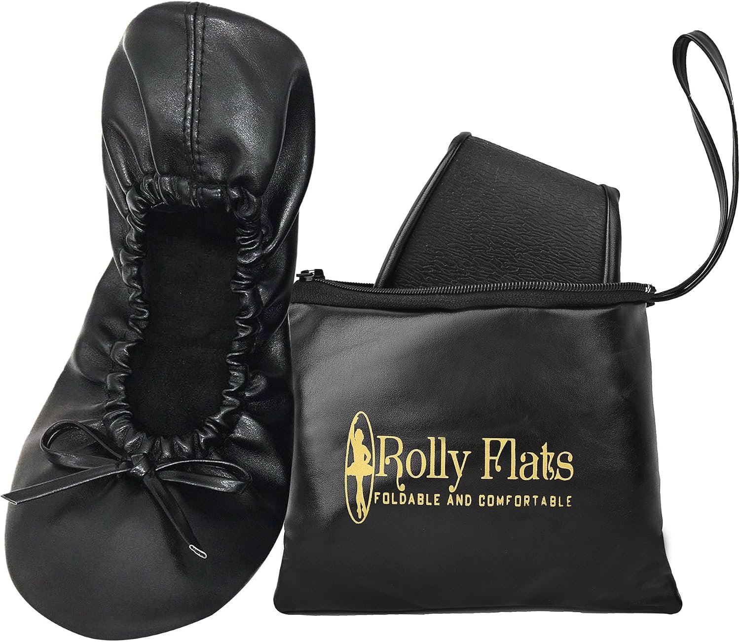 Women’s Foldable Ballet Flats – Portable Flat Shoes for Travel and Wedding that Fit in Your Purse