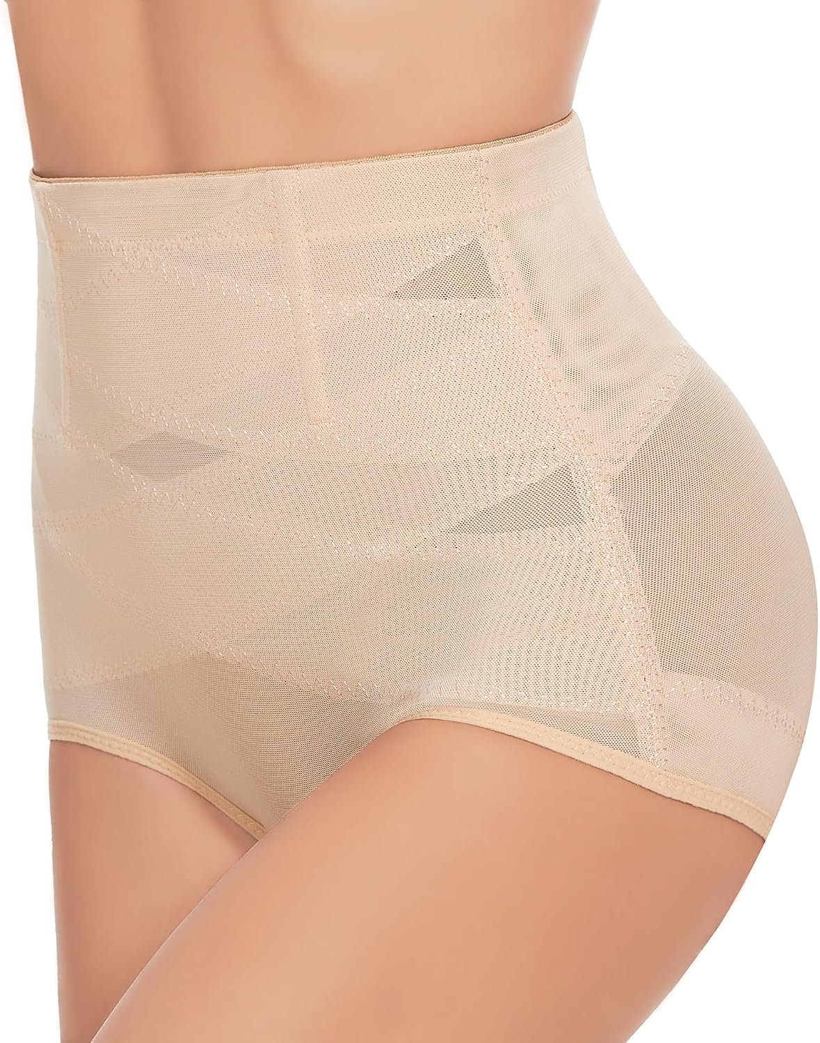 GYDEK Tummy Control Shapewear Panties for Women-High Waisted Body Shaper Underwear Seamless Shapewear Panty Girdle