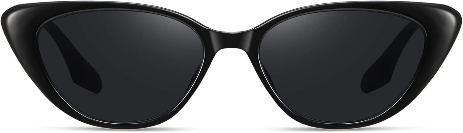 Retro Vintage Narrow Cat Eye Sunglasses for Women 90s Small Chic Trendy Sunnies UV400 Party Driving FZN7514
