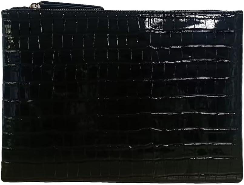 Women Envelope Clutch Purse Bag Fashion Crocodile Embossed PU leather Oversized Ladies Evening Party Clutches