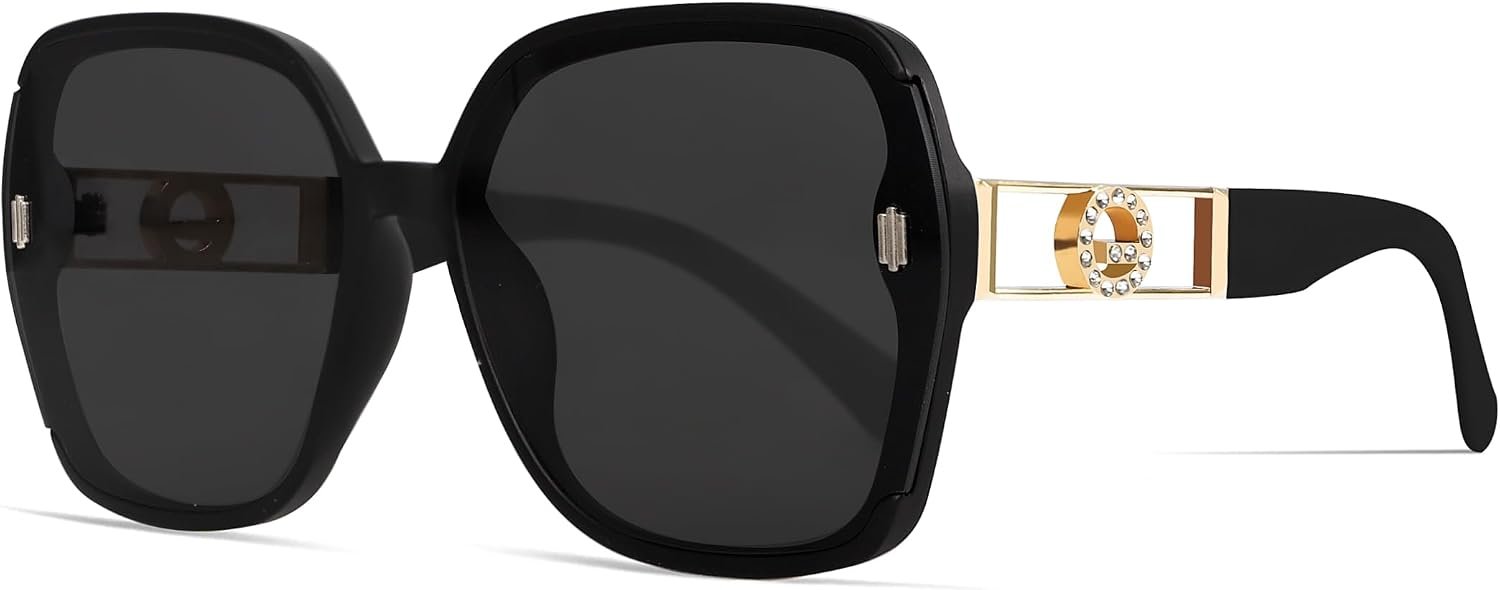 TYA Retro Oversized 70s Sunglasses for Women Men, 2026 Trendy Square Big Large Sun Glasses Vintage Designer Shades