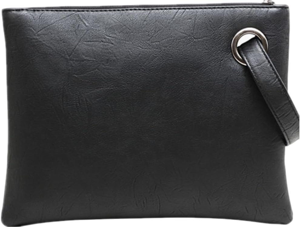 Unique Vegan Women Clutch Bag PU Leather Envelope Clutch Bag Handbag Wristlets for Beach Holiday