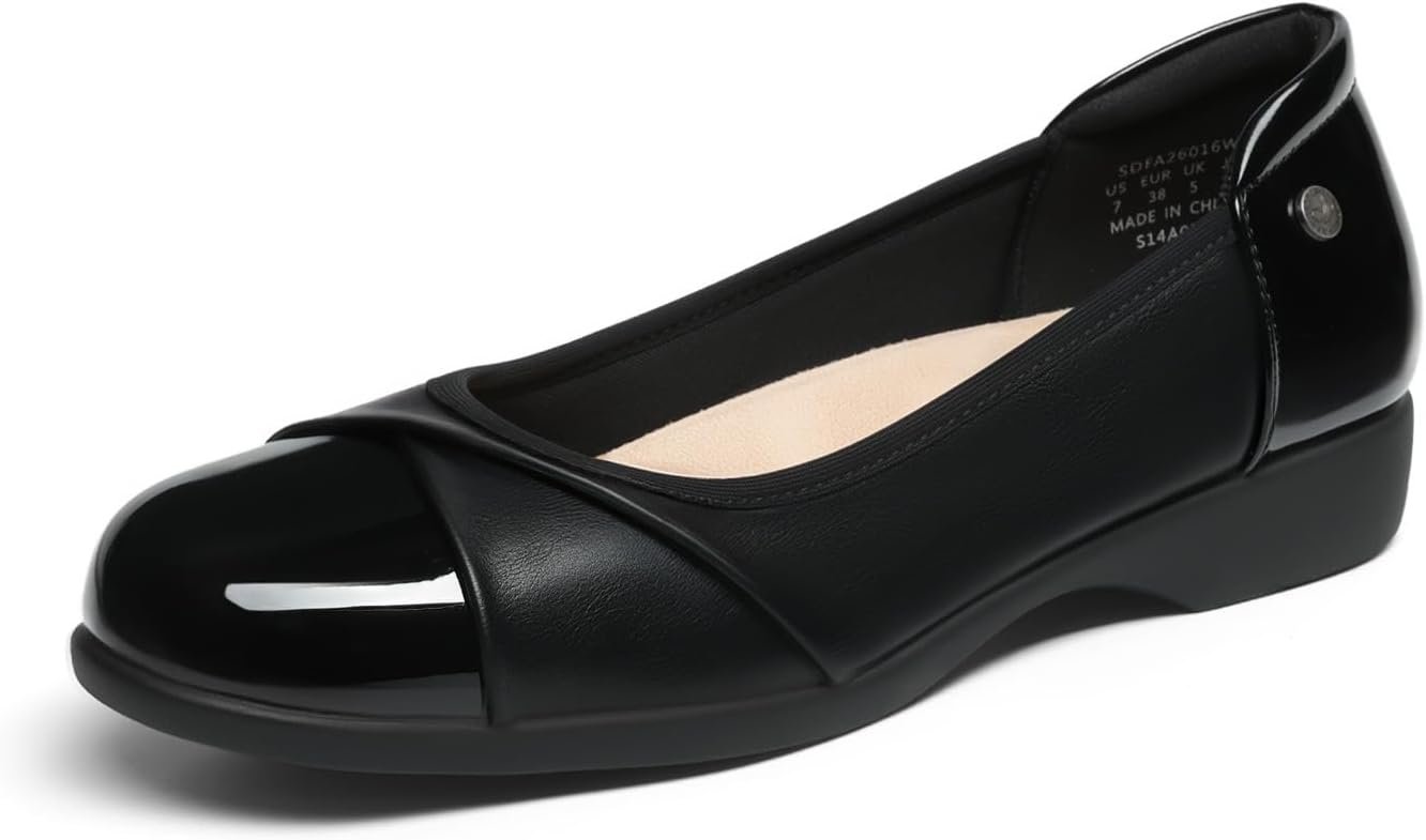 DREAM PAIRS Women’s Ballet Flats Work Office Dress Shoes Comfortable Dressy Casual Flats for Women