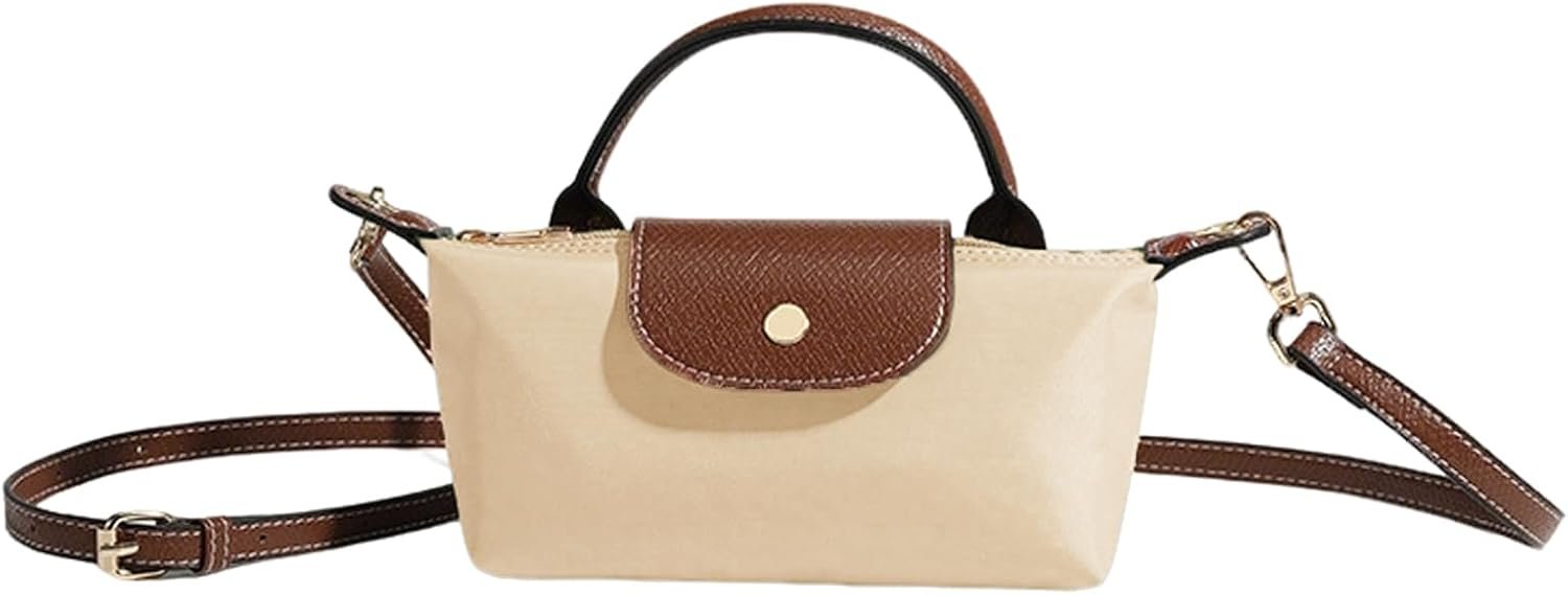 Mini Crossbody Bags for Women – Quilted Handbags Purses with Adjustable Strap, Nylon Small Handbags