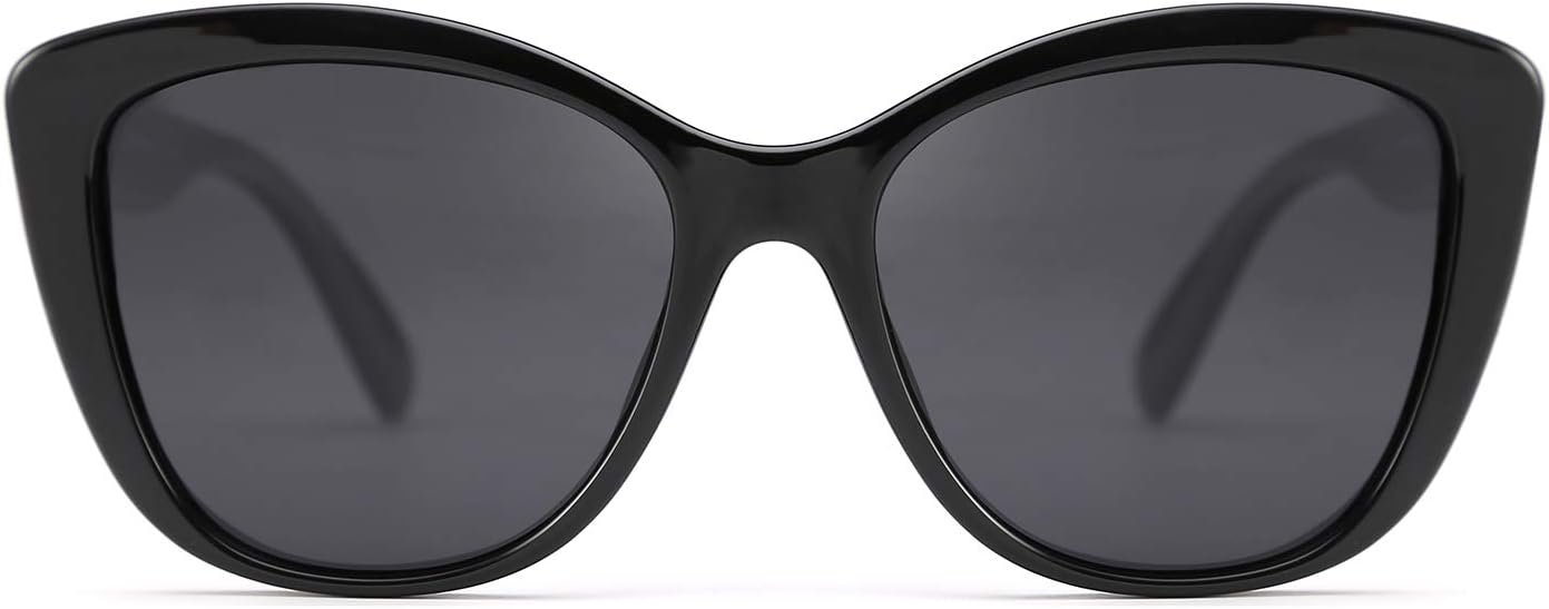 FEISEDY Polarized Vintage Sunglasses American Womens Square Jackie O Cat Eye Sunglasses B2451