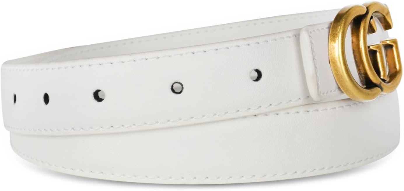 Aurolran Women’s Leather Belt with Buckle – Ideal for Dresses, Jeans, and Coats