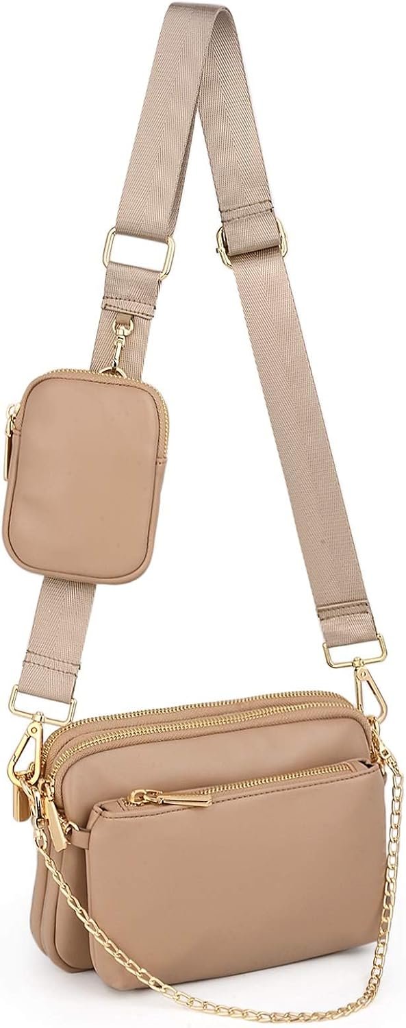 Small Crossbody Bags for Women 3 in 1 Trendy Shoulder Fashion Designer Mini Cute Sling Chest Bag | Small