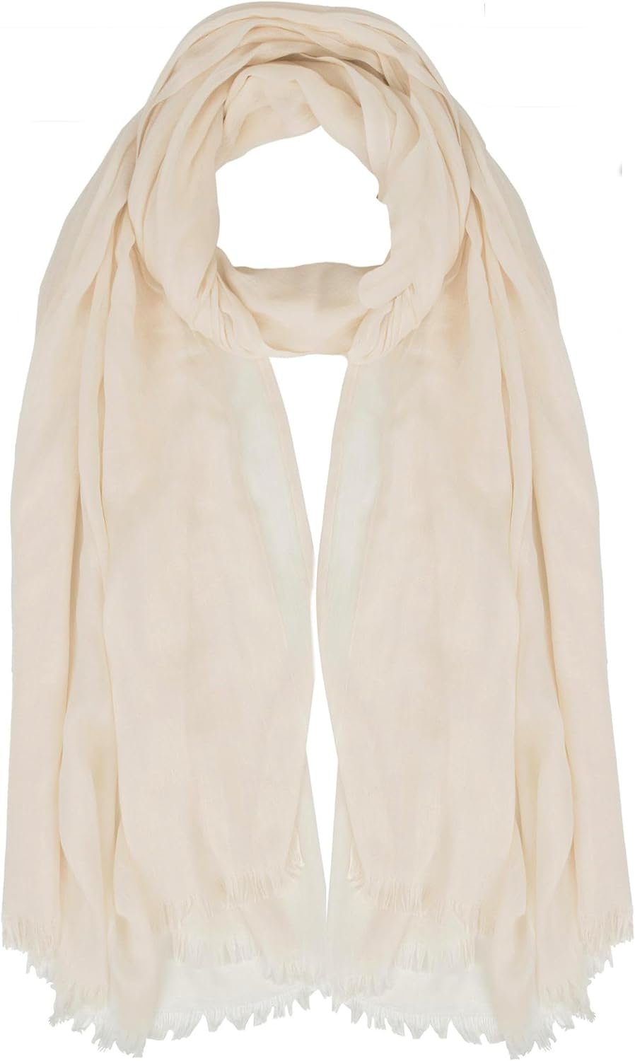 Women Large Long Lightweight Linen Scarf Soft Breathable Sunscreen Shawl for Spring Summer Travel