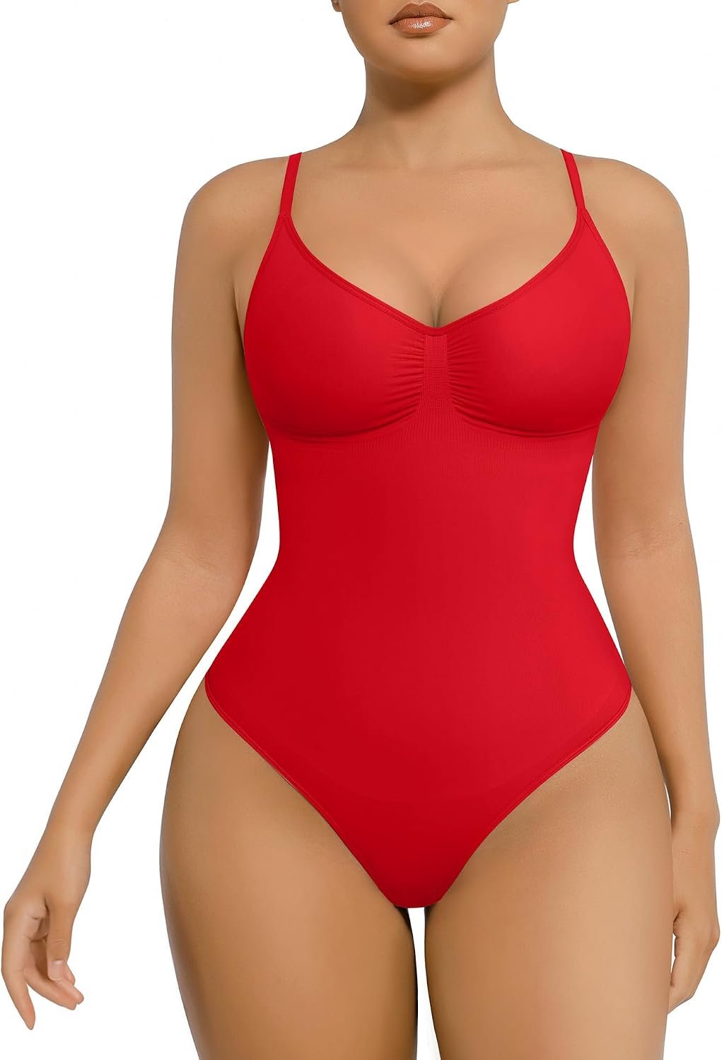 FeelinGirl Shapewear Bodysuit for Women Tummy Control Waist Bodysuit Thong Shapewear Body Shaper Going Out
