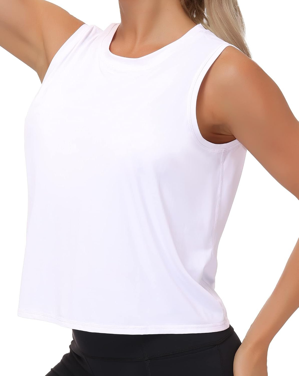 THE GYM PEOPLE Women’s Workout Tops in Ice Silk Quick Dry Sleeveless