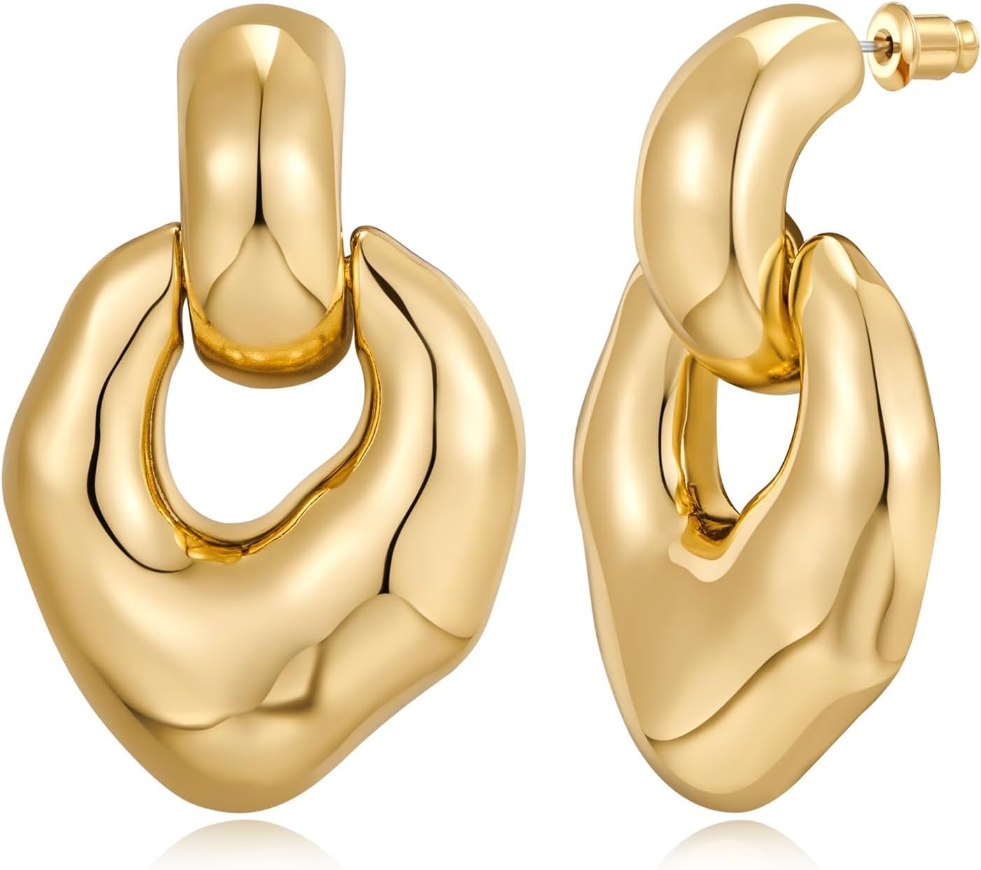 Gold Silver Hoop Dangle Earrings For Women Statement Retro Earrings Multiple Styles Jewelry for Birthday Party Jewelry