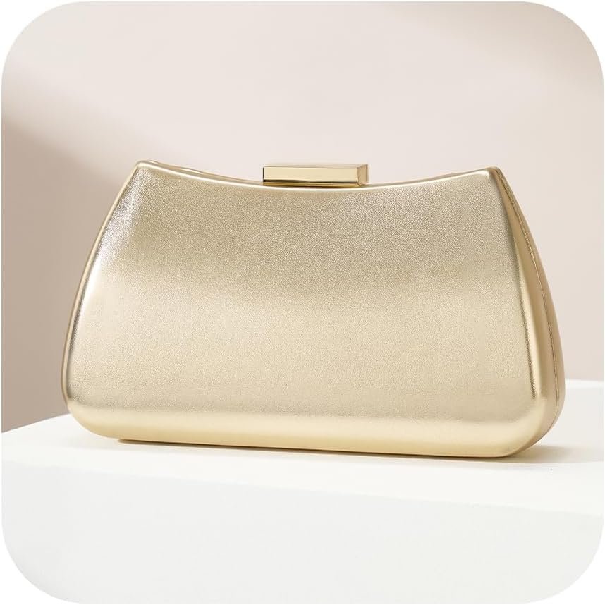 CHUNLI Dressy Clutch Purses for Women Formal PU Leather Bags Evening Clutch Handbag for Weddings, Proms, and Parties