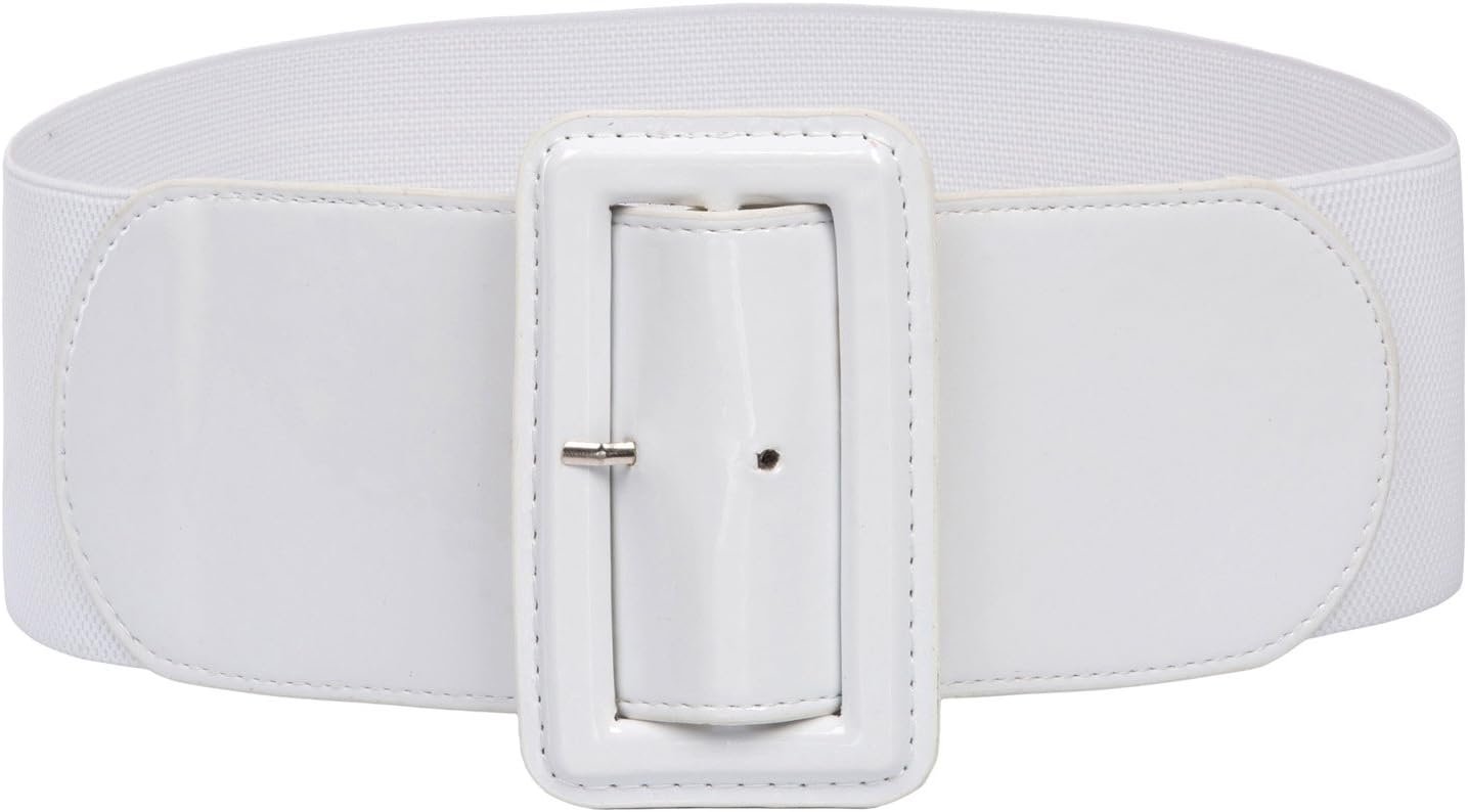 GRACE KARIN Women’s Stretchy Belt 1950s 3 Inch Wide Elastic Belts
