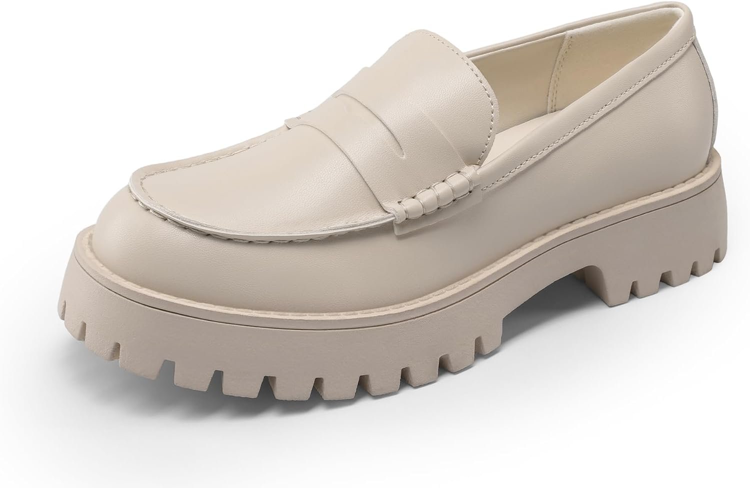 DREAM PAIRS Loafers for Women Platform Chunky Penny Loafer Lug Sole Comfortable Slip On Dressy Casual Work Business Office Shoes