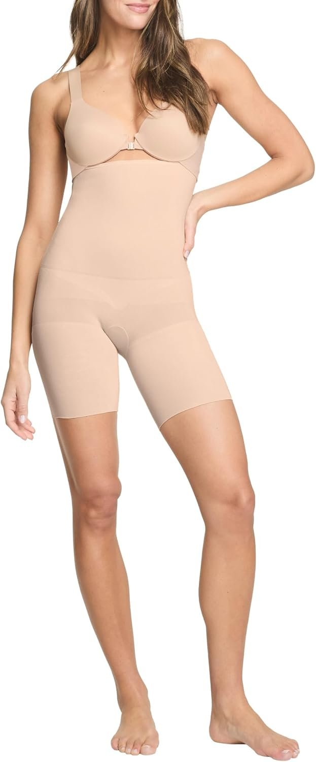 SPANX ASSETS High-Waist Mid-Thigh Short – Seamless Shapewear – Ultra-Firm Compression – Thigh & Tummy Control