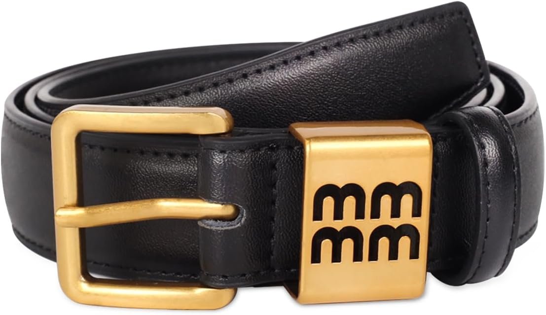 EXTREE Women’s Premium Leather Belt -2-4cm Adjustable Buckle for Pants&Skirts, Versatile Daily Wear, Gift&Quality Guaranteed