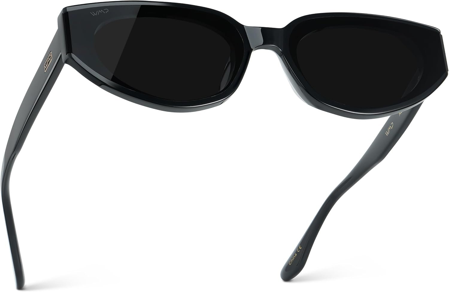 WearMe Pro Women’s Cat-Eye Sunglasses: Flat Lens, Acetate Frame, Anti-Reflective