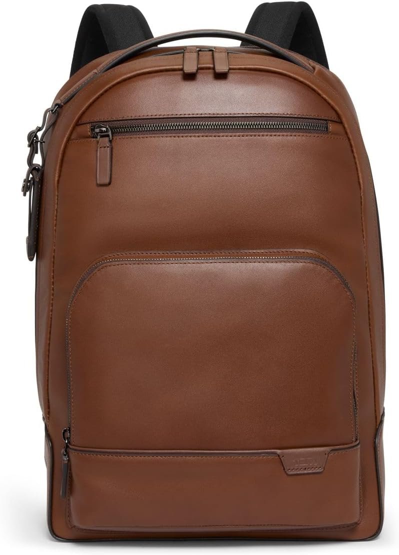 TUMI Harrison Warren Backpack – 15-Inch Laptop Backpack – Stylish Women’s & Men’s Backpack for Travel & Business – Cognac Leather