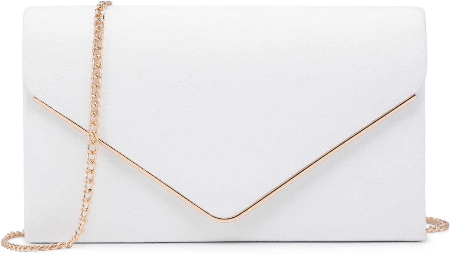 Dasein Women Faux Suede Evening Clutch Bags Formal Party Clutches Wedding Purses Cocktail Prom Clutches