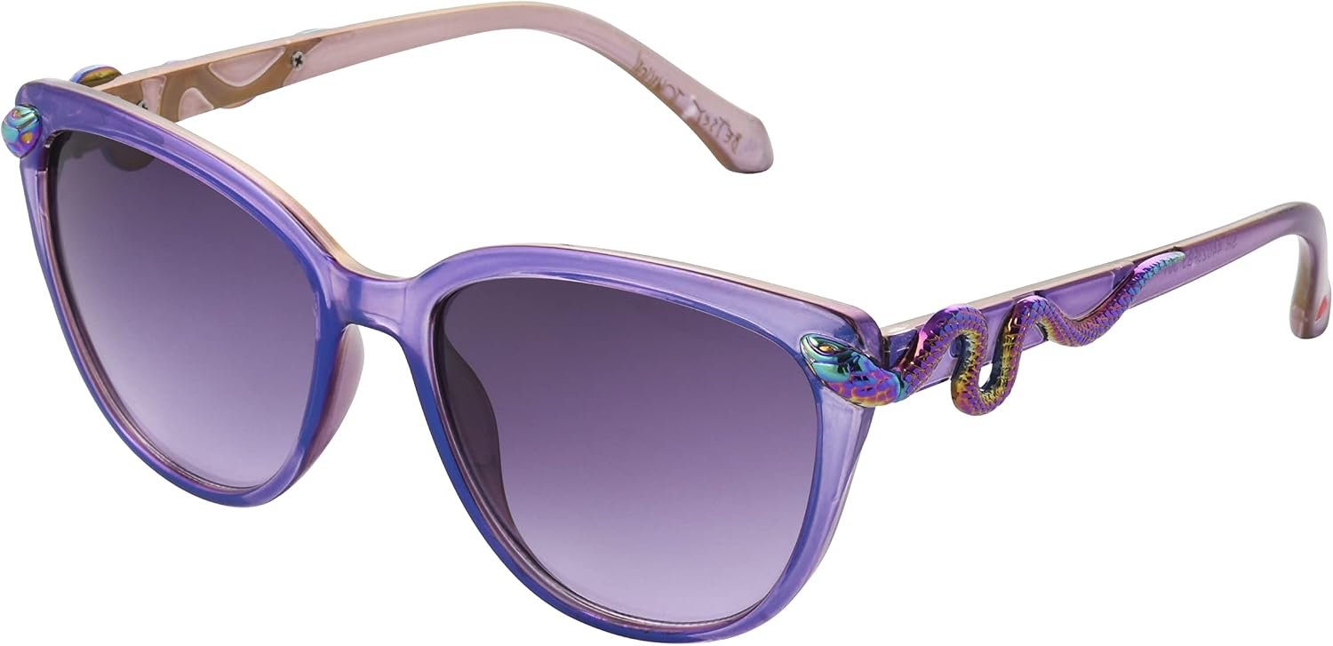Betsey Johnson Women’s Serpentine Cat Eye Sunglasses