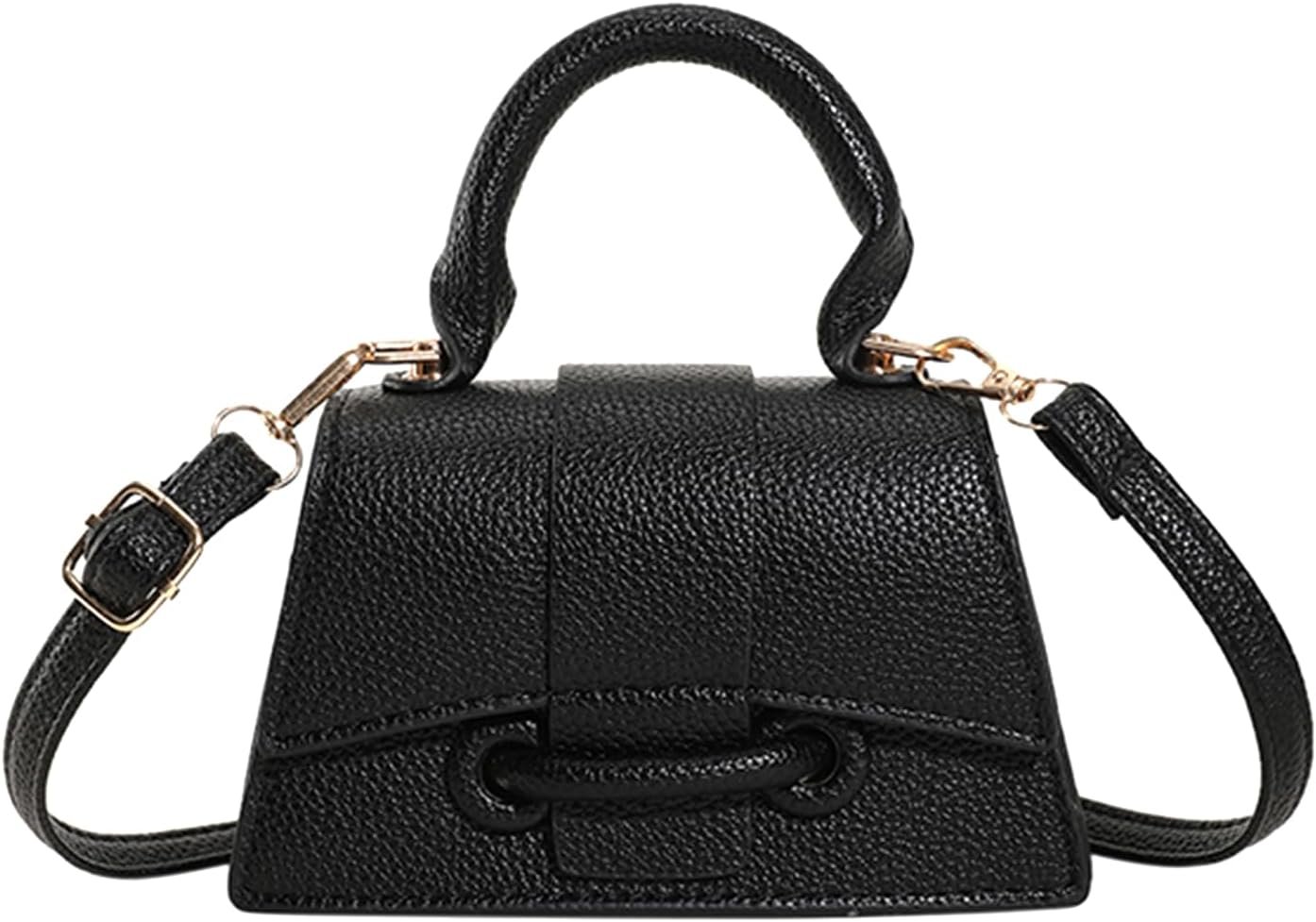 Ayliss Micro Mini Crossbody Handbag Women’s Purse Clutch Cute Mini Trendy Bag Top Handle PU Leather Shoulder Bag