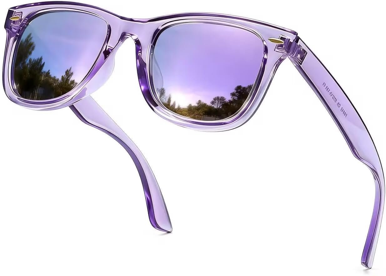SIPHEW Polarized Sunglasses for Women & Men – UV400 Mirrored Beach Eyewear, Designer Unisex Fashion Sunglasses w/Medium Fit